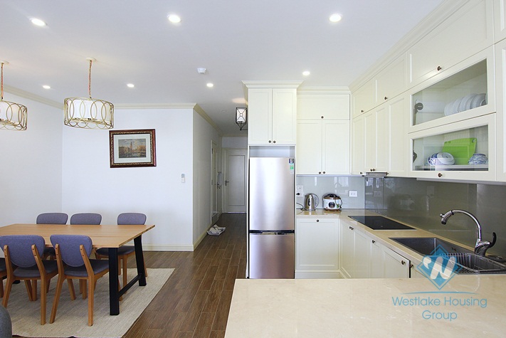 Top floor one bedroom apartment for rent in heart of Tay Ho, Ha Noi